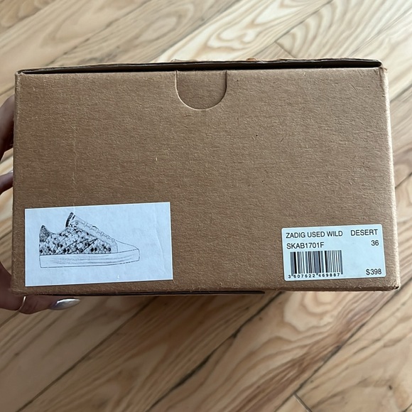 Zadig & Voltaire Python Print Sneakers 36 - Picture 9 of 9